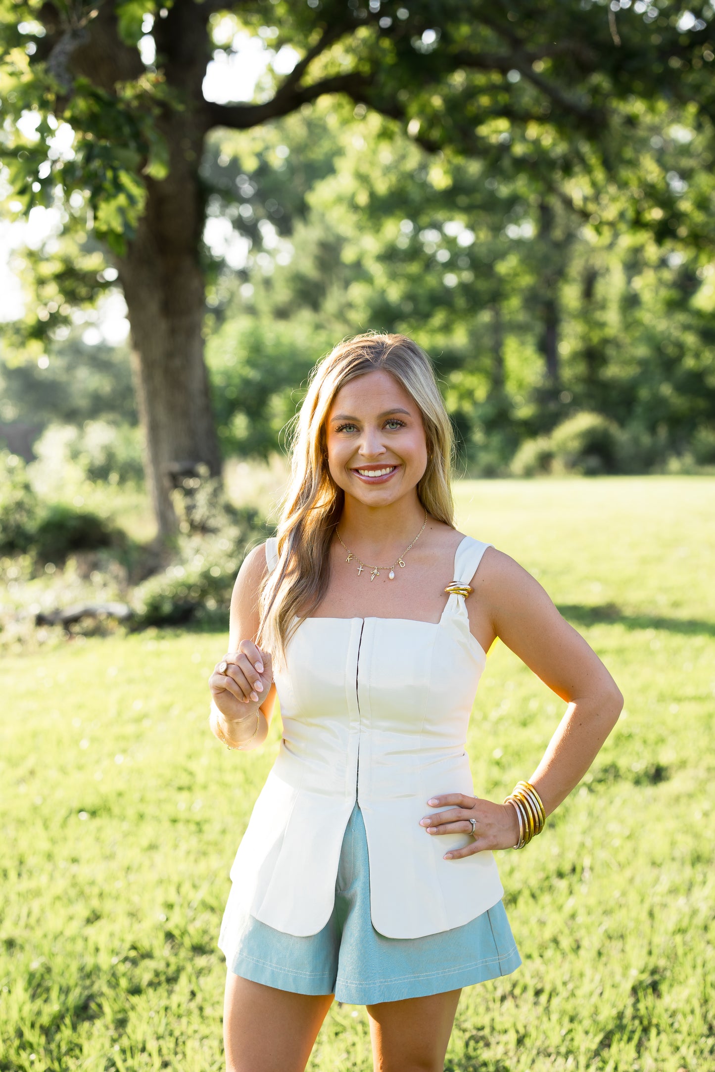 Margo Ivory Corset Top