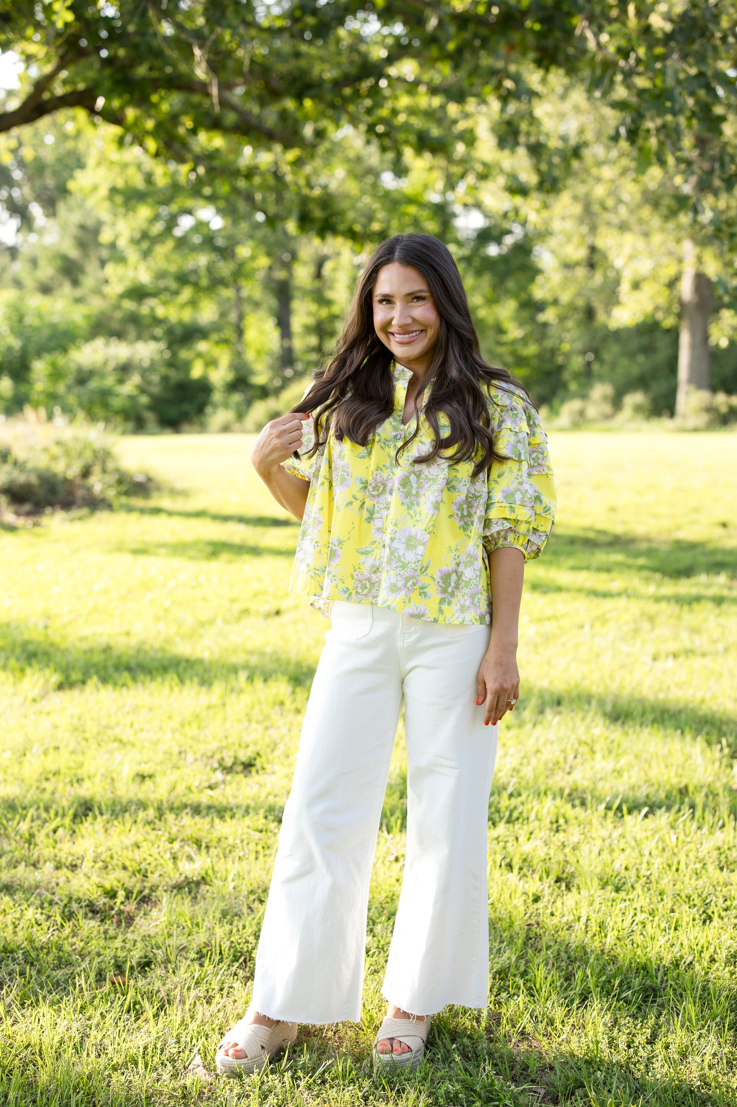 Jenna Wide Leg Jeans - White