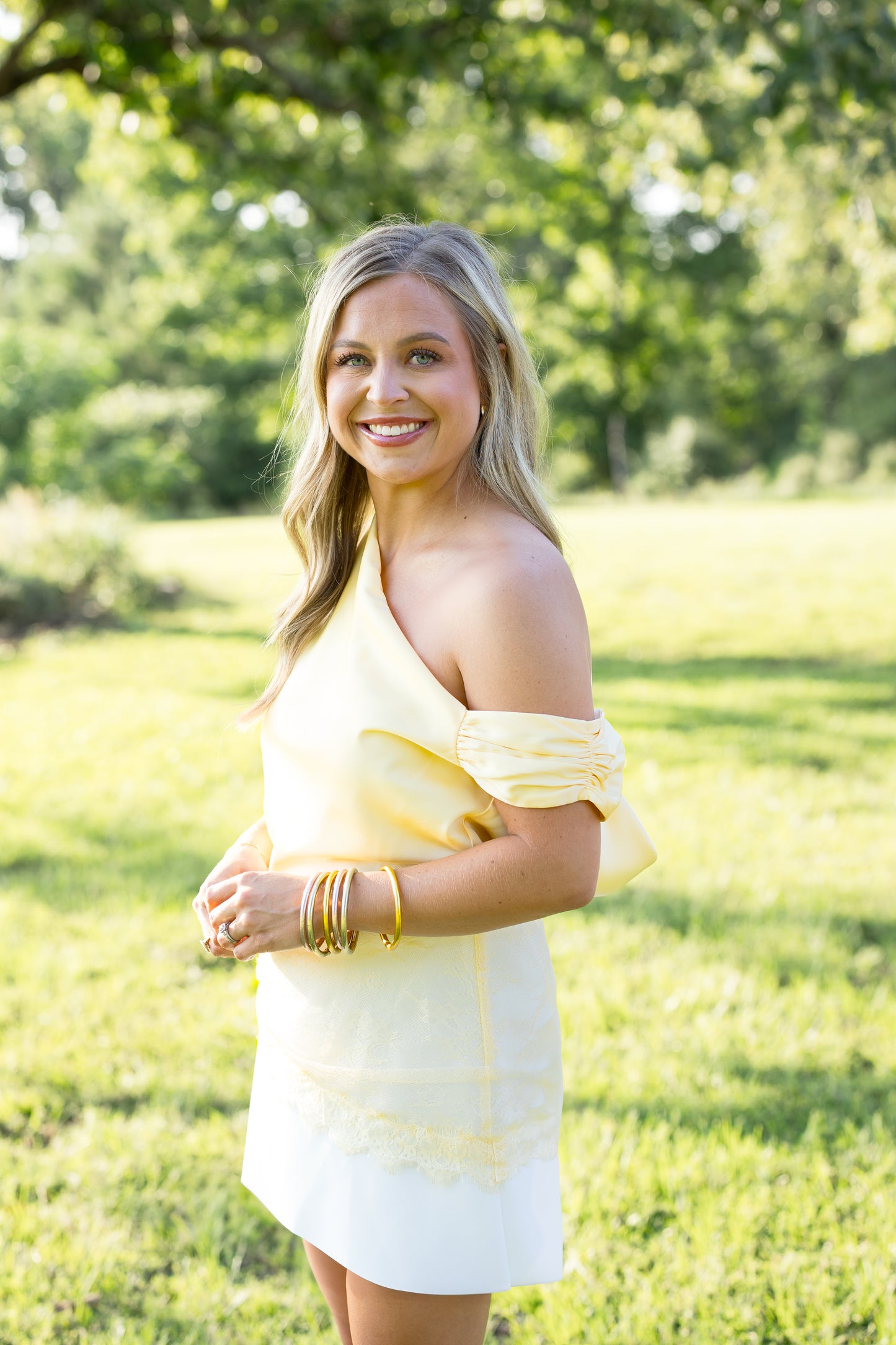 Ashley Asymmetrical Top - Butter Yellow