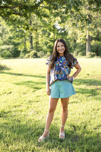 Charleston Abstract Top