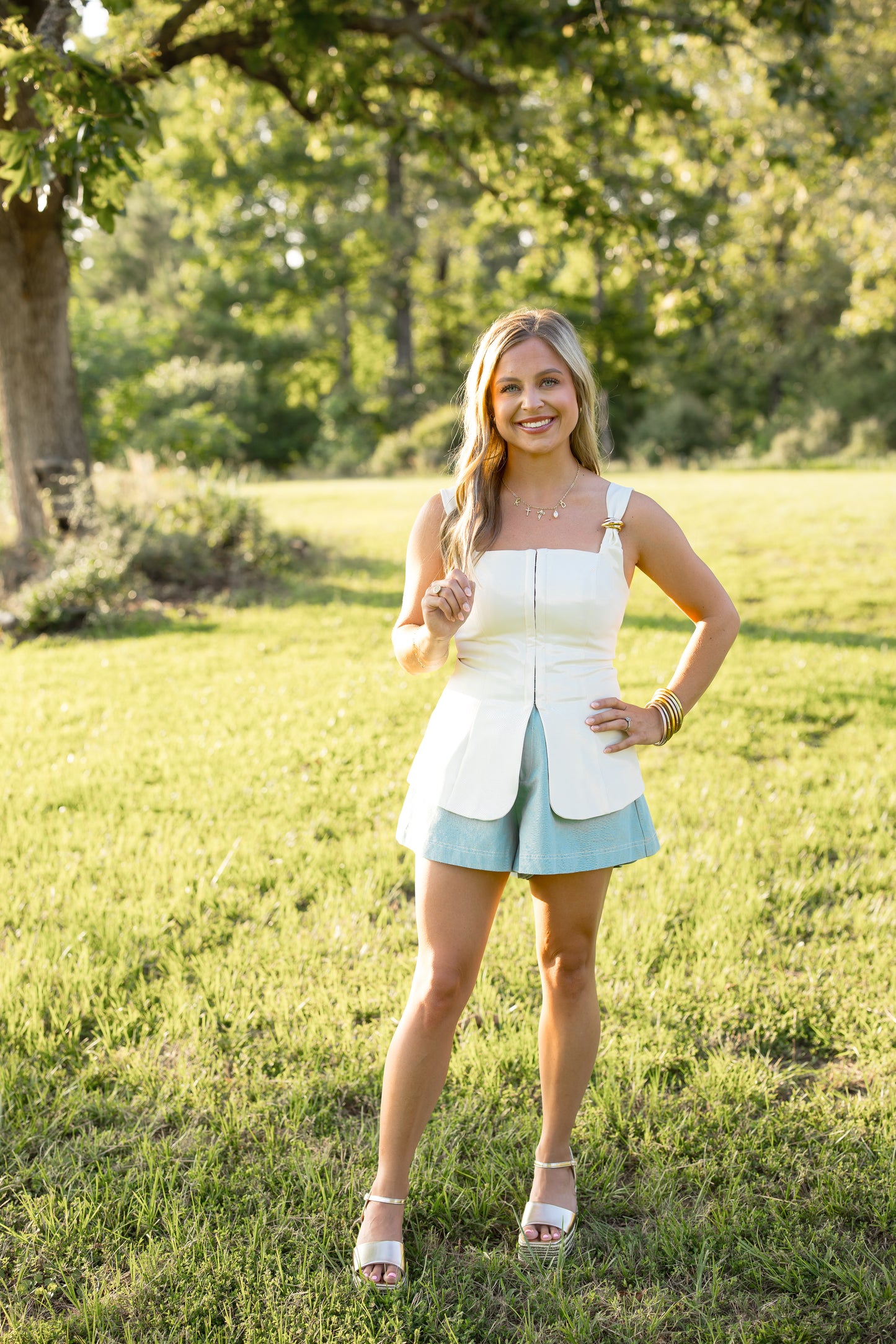 Margo Ivory Corset Top