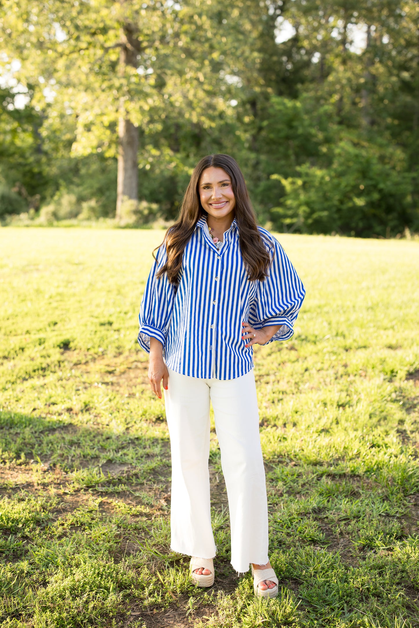 Galveston Button Up Top