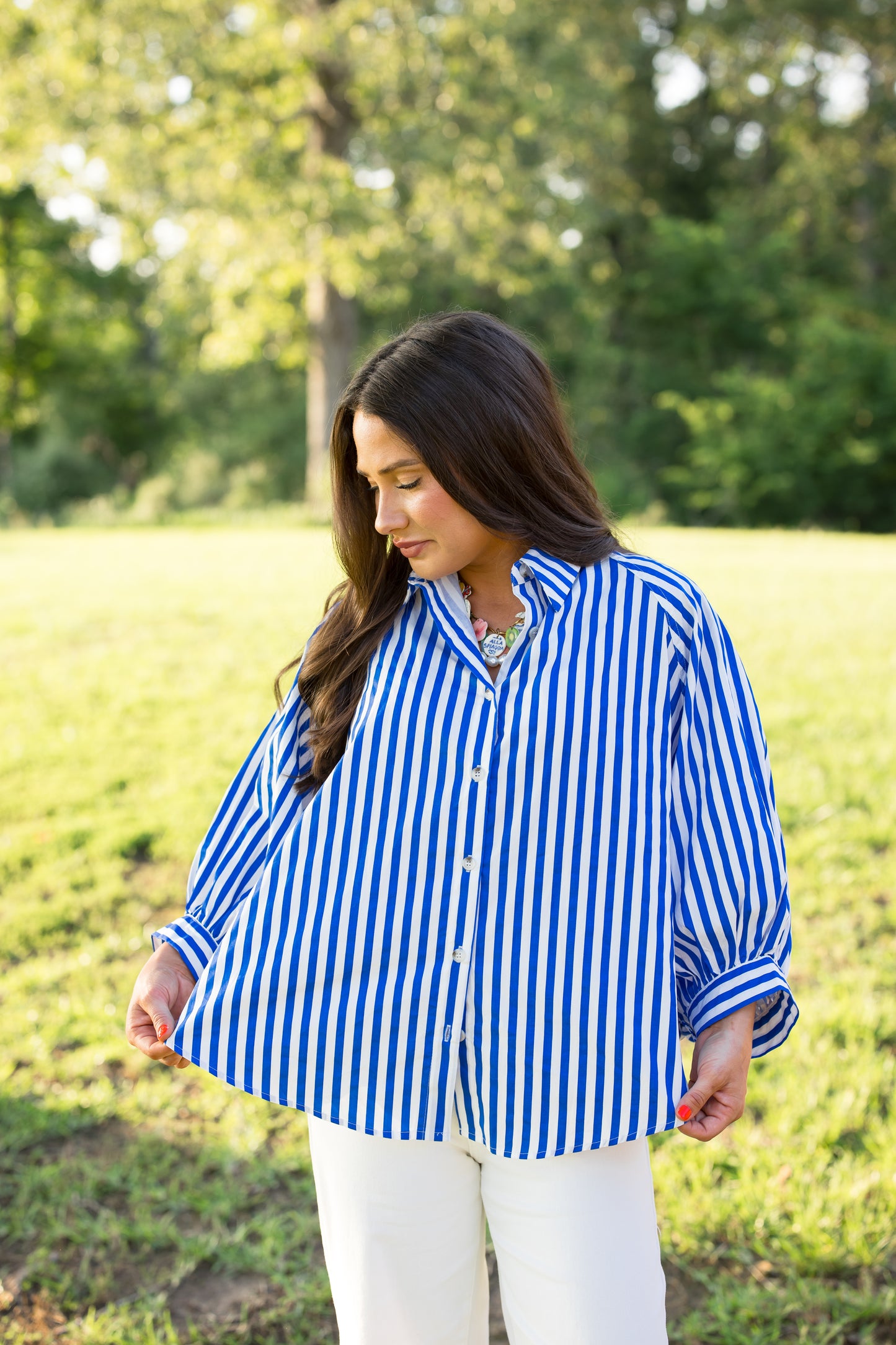 Galveston Button Up Top