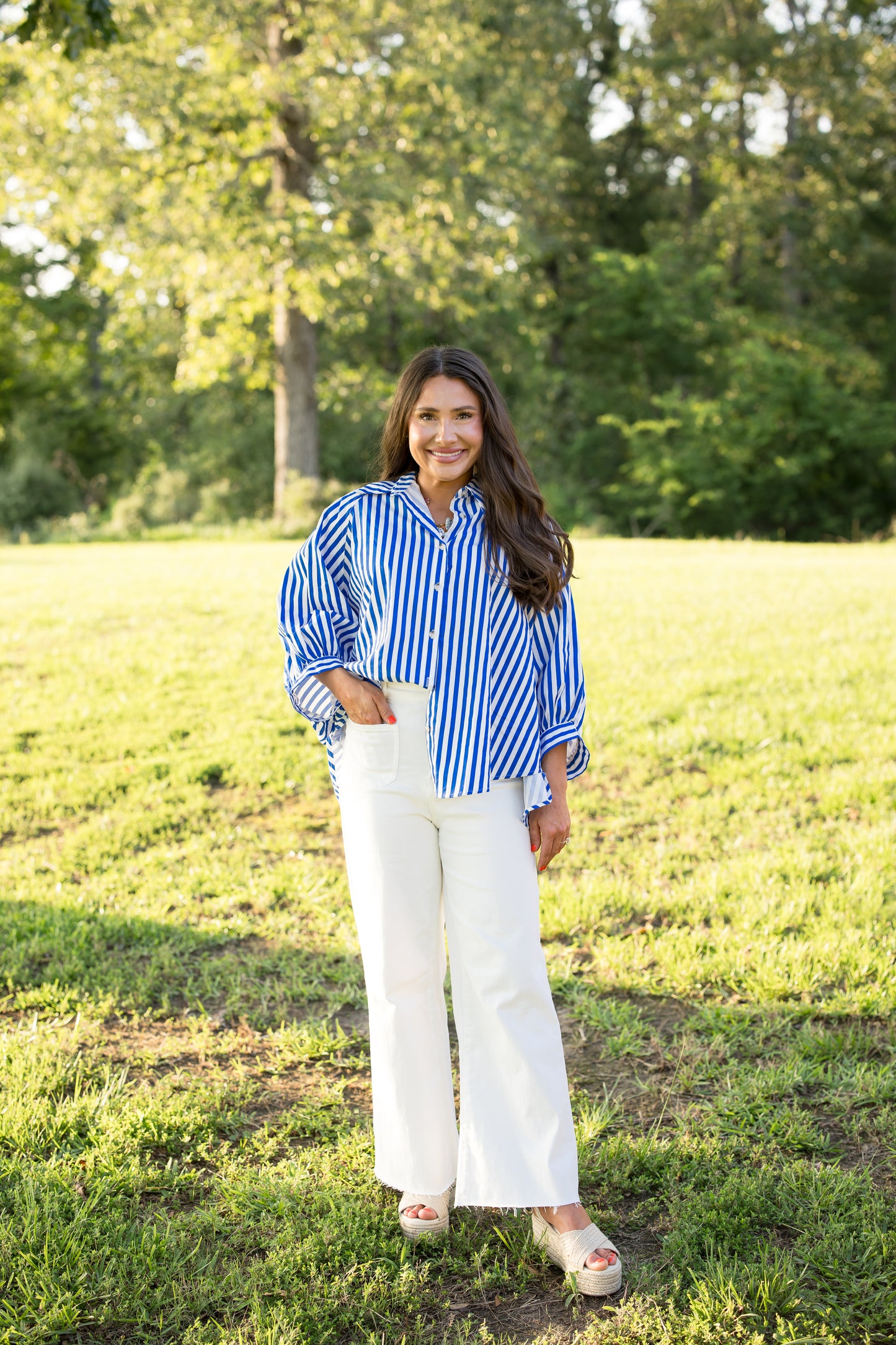 Galveston Button Up Top