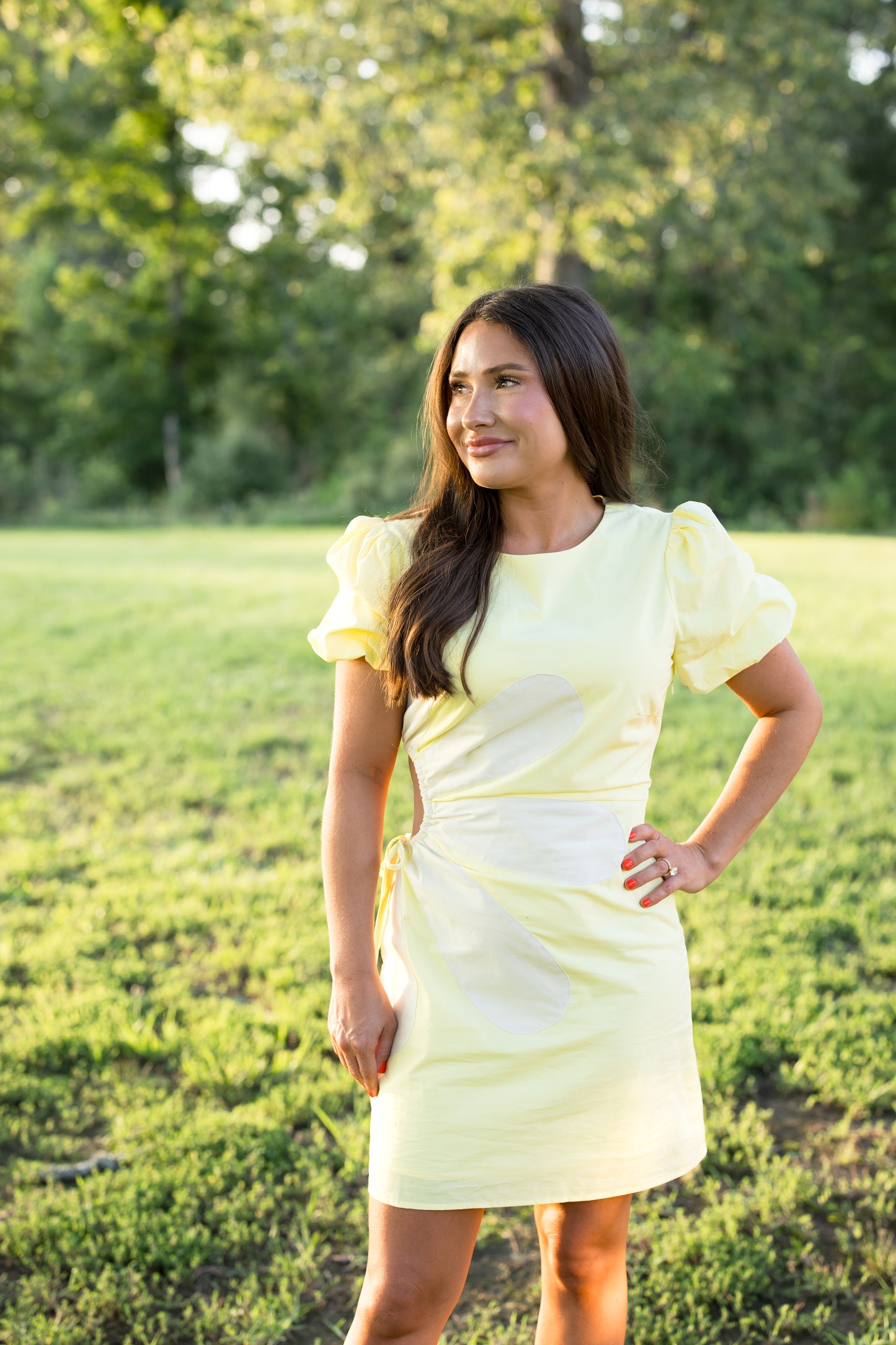 Linzy Lou Dress - Yellow